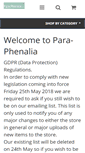 Mobile Screenshot of para-phenalia.com